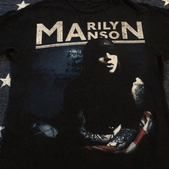 00s Marilyn Manson T shirt High End of Low RARE - Picture 1 of 5